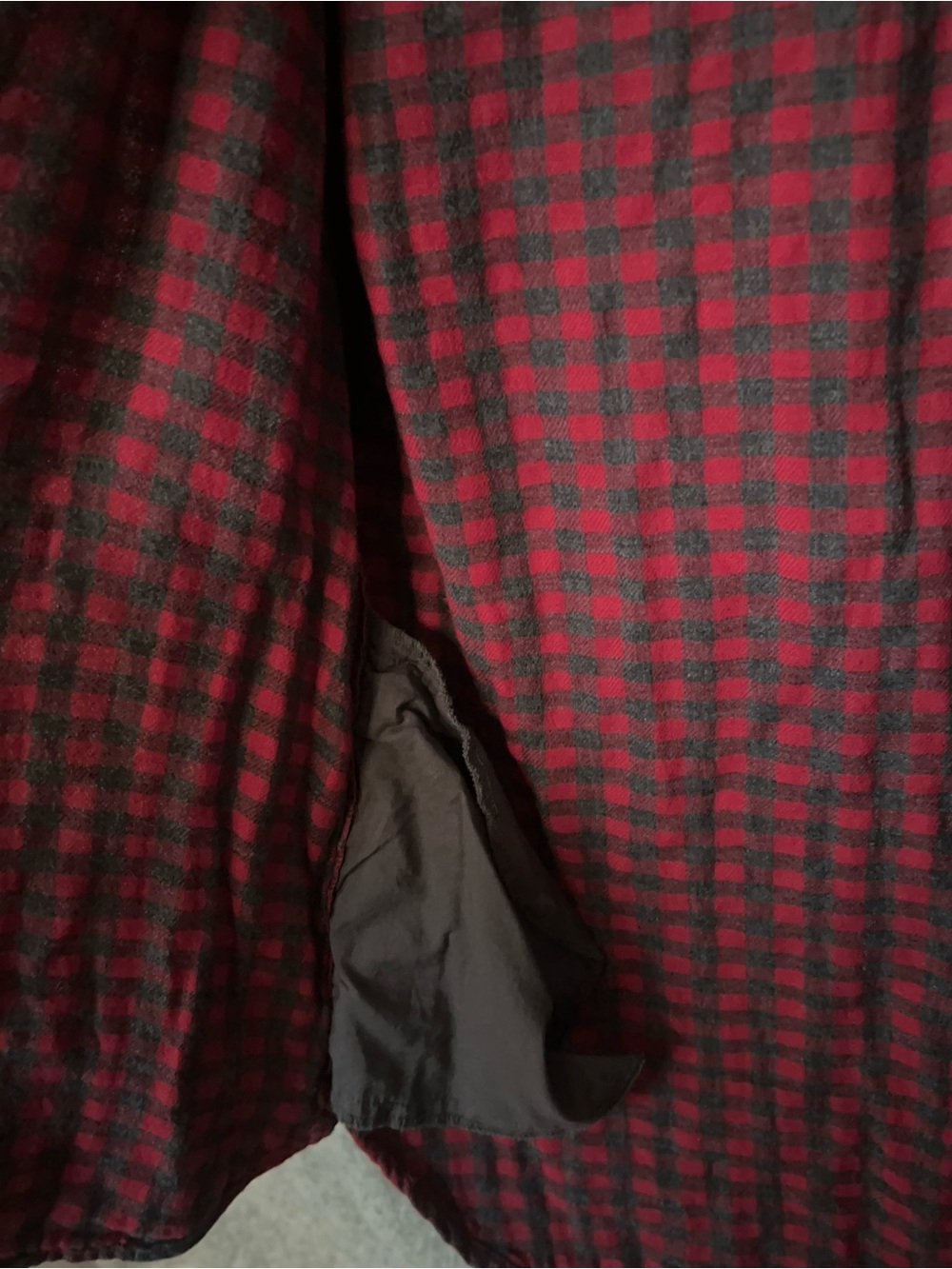 Madewell Women’s Flannel High Low Button Down with pockets. Small - Picture 8 of 11